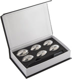 Football Whiskey Stones, 6 Stones Rocks Cubes-3