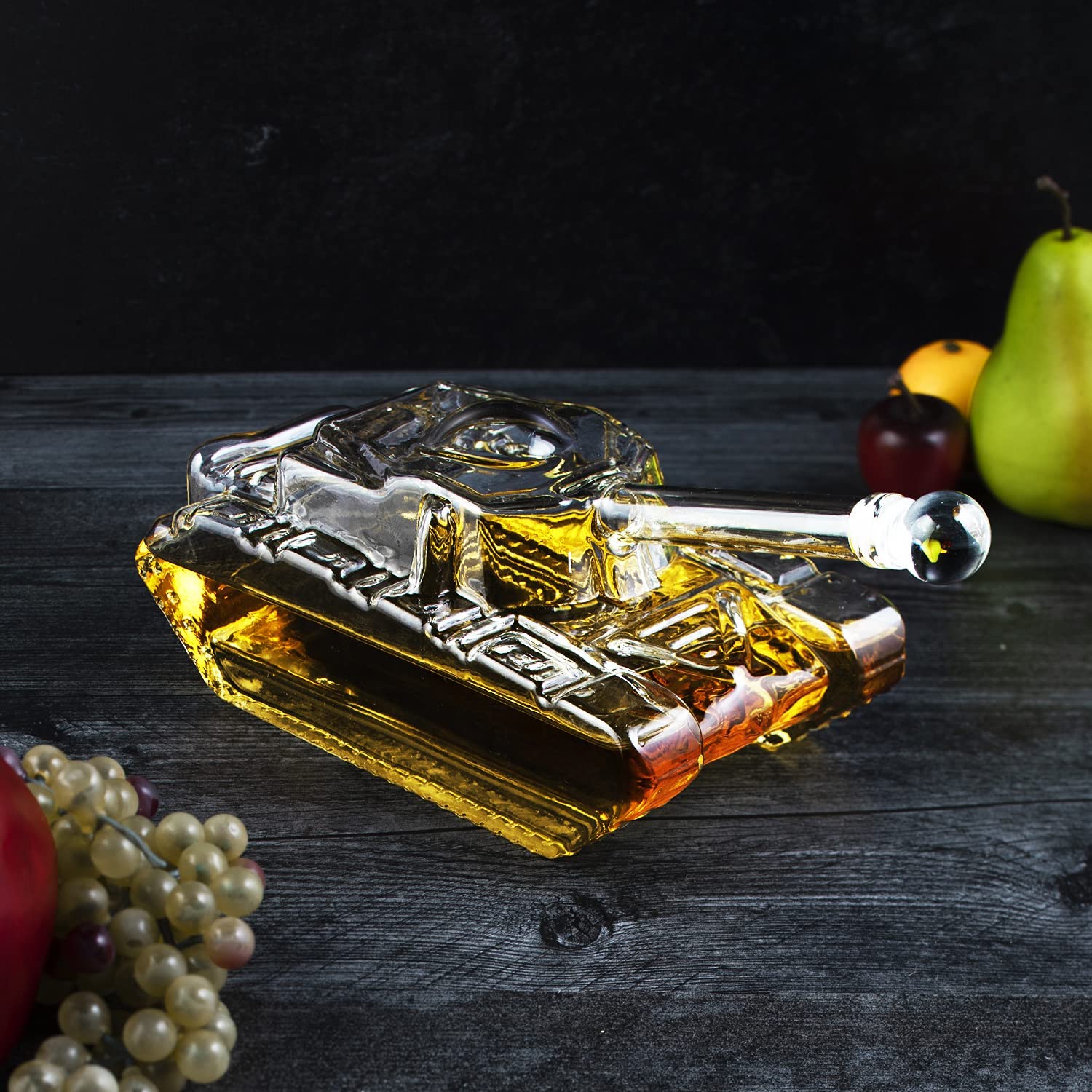 Tank Whiskey Decanter - Military Veteran Gifts - 1000ml-4