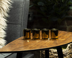 The Wine Savant 50 Caliber Bullet Shot Glasses Set - Set of 4