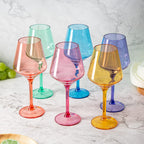 European Style Crystal, Stemmed Wine Glasses-3