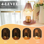 Candle Warmer Lamp With Timer Adjustable Brightness