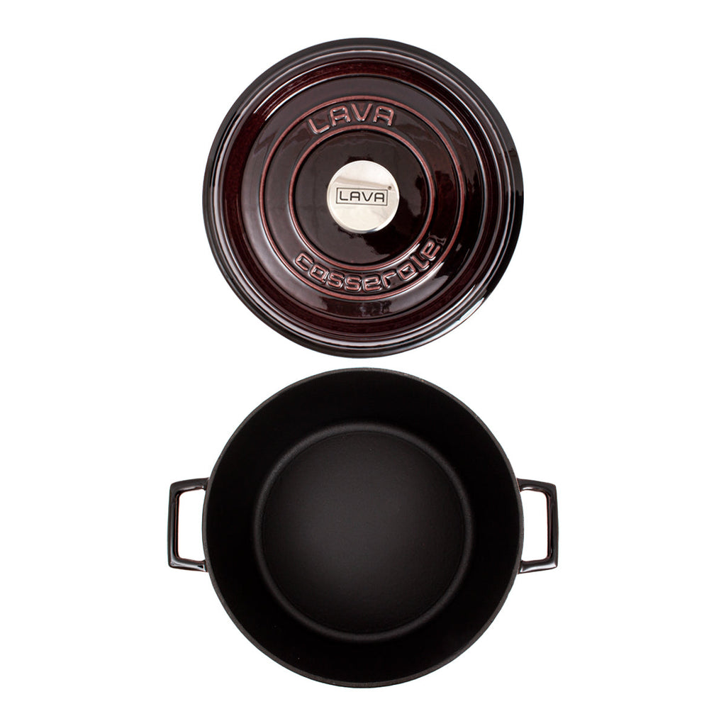 LAVA Premium Round Cast Iron Dutch Oven 28 cm-3