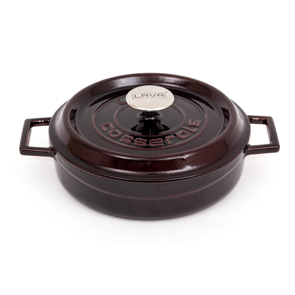 LAVA Premium Multipurpose Round Cast Iron Dutch Oven 24 cm-0