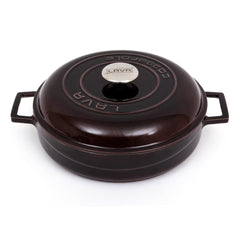 LAVA Premium Round Cast Iron Dutch Oven with Dome Lid 11 in / 28 cm-0