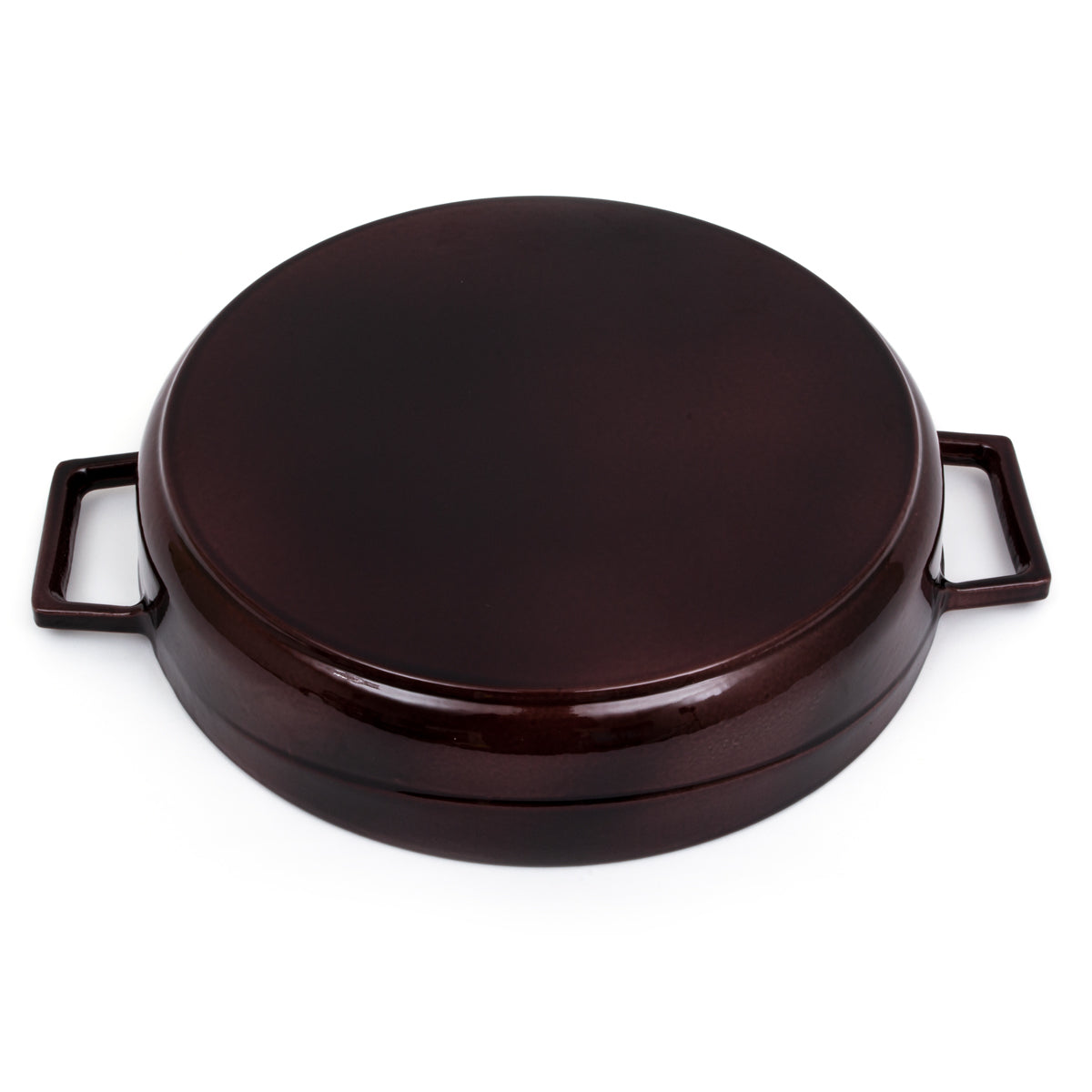 LAVA Premium Round Cast Iron Dutch Oven with Dome Lid 11 in / 28 cm-3