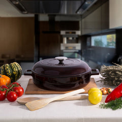 LAVA Premium Round Cast Iron Dutch Oven with Dome Lid 11 in / 28 cm-4