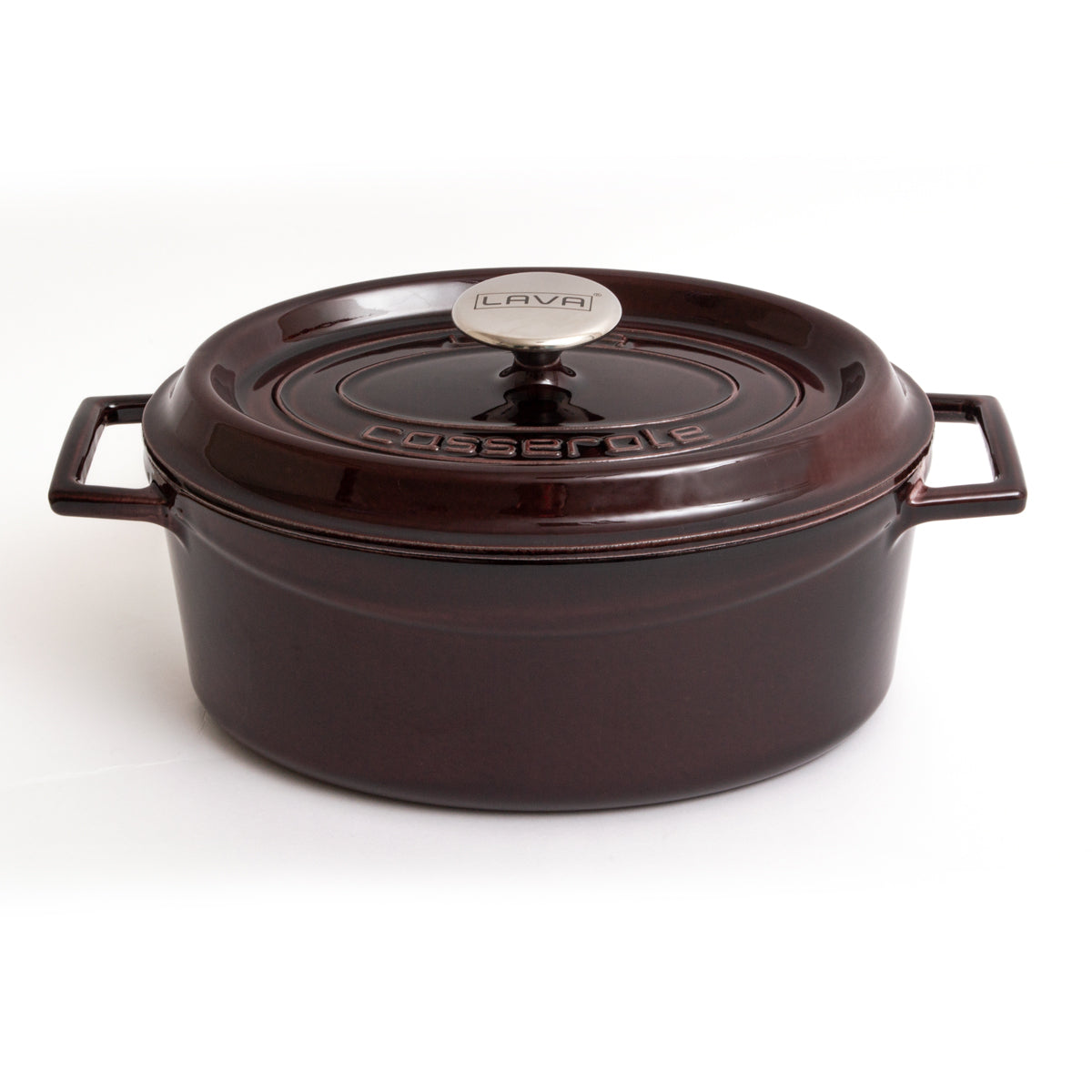 LAVA Premium Oval Cast Iron Dutch Oven 21x27 cm-0