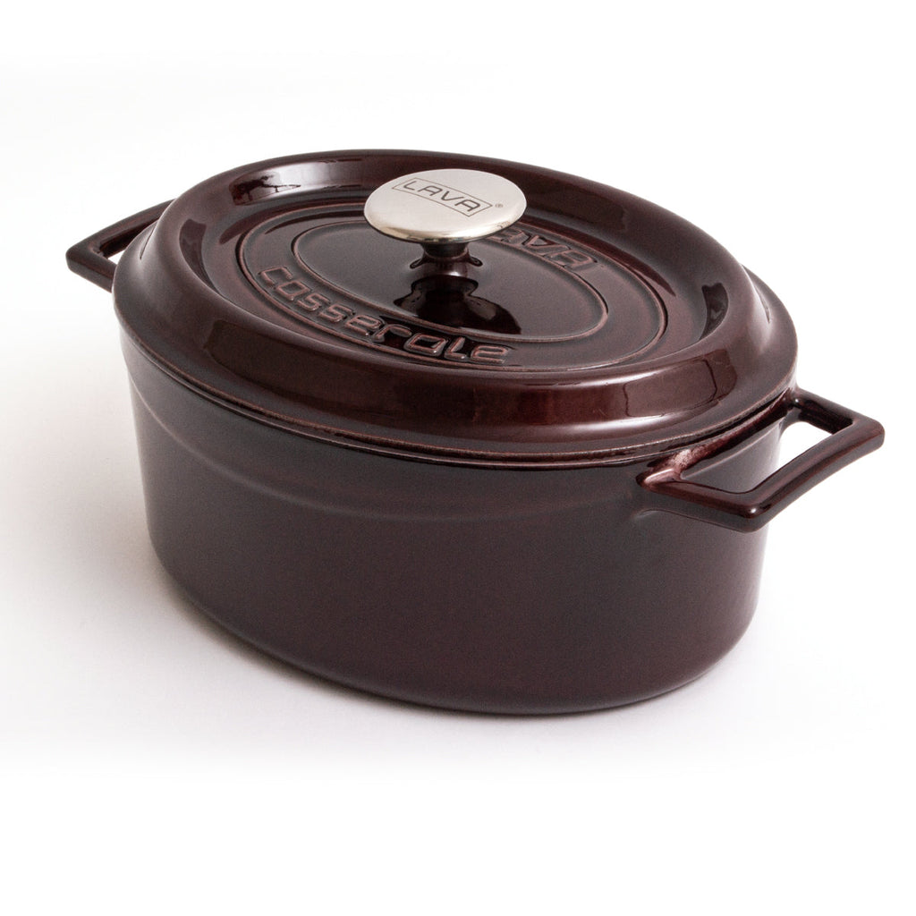 LAVA Premium Oval Cast Iron Dutch Oven 21x27 cm-1