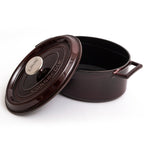 LAVA Premium Oval Cast Iron Dutch Oven 21x27 cm-2