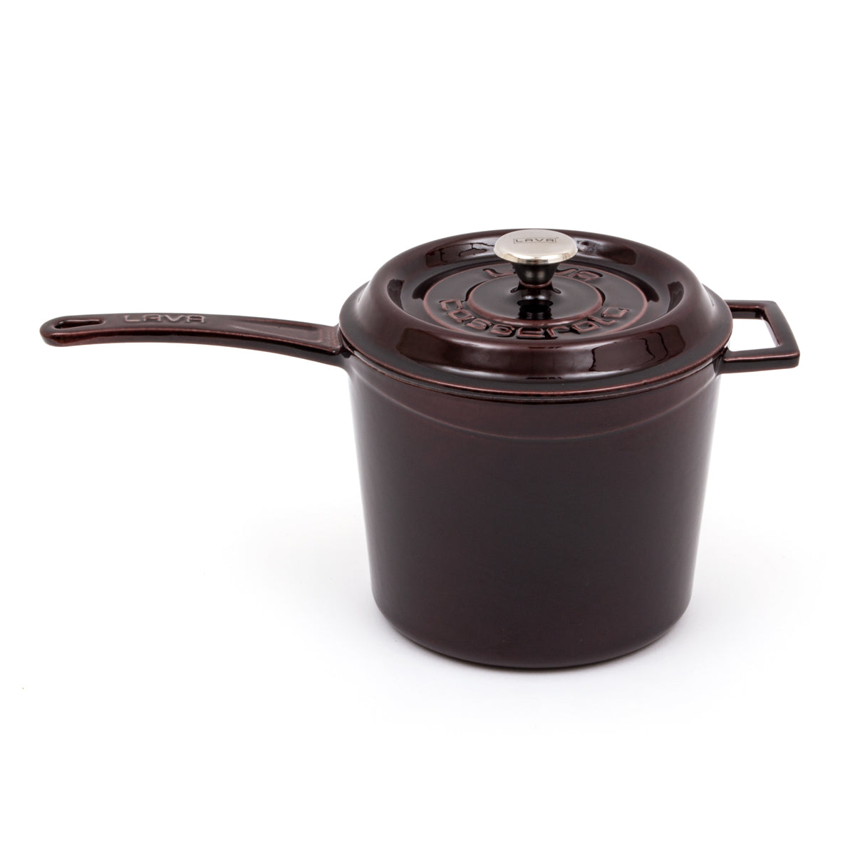 LAVA Premium Round Cast Iron Saucepan  7in / 18 cm-0
