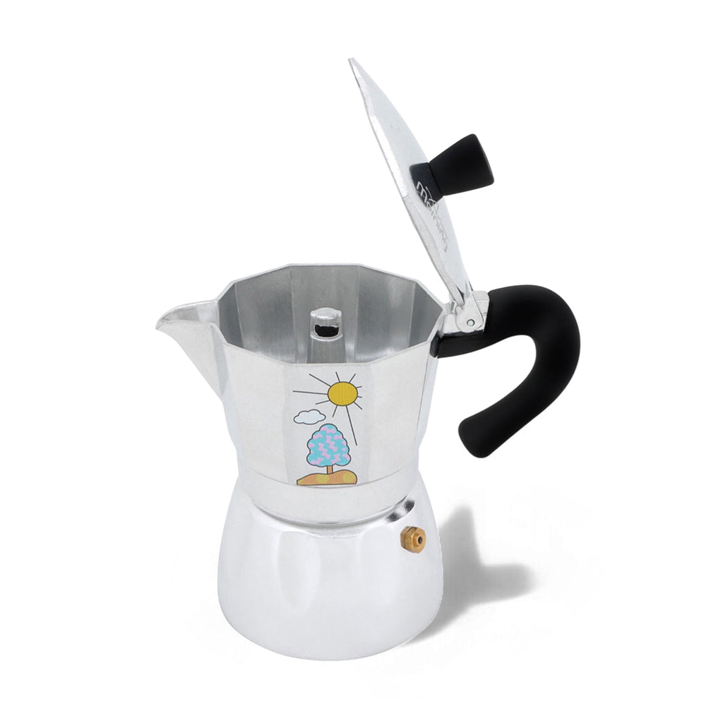 Any Morning Hes-6 Aluminum Espresso Coffee Maker 240 ml-1