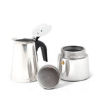 Any Morning Stove top Espresso Maker Stainless Steel Percolator Coffee Pot 200 ml-2