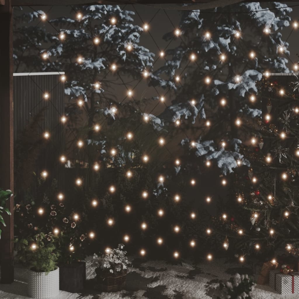 vidaXL Christmas Net Light with 8 Modes Xmas Trees Light Outdoor LED Lights-0