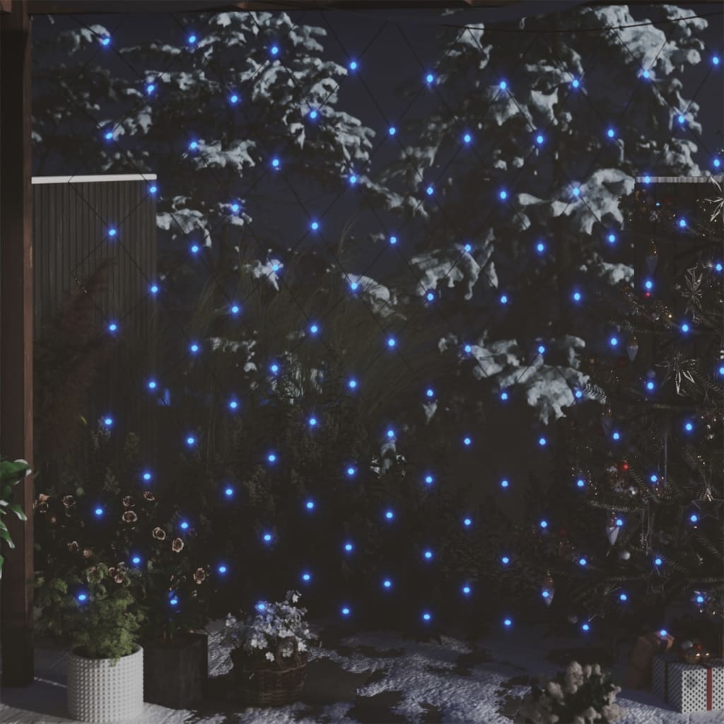 vidaXL Christmas Net Light with 8 Modes Xmas Trees Light Outdoor LED Lights-7