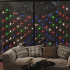 vidaXL Christmas Net Light with 8 Modes Xmas Trees Light Outdoor LED Lights-4