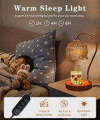 Candle Warmer Lamp Dimmable With Timer Energy Efficient