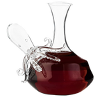 Octopus Tentacle Glass Decanter Handcrafted Decorative-0