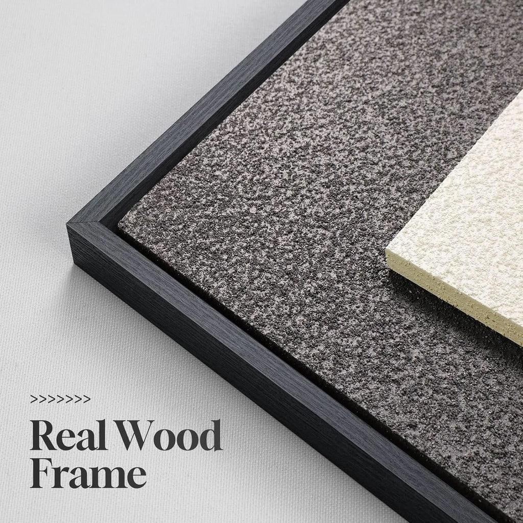 Premium Framed 3D Textured Wall Art 24x36 Inches Wide-3