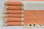 VENICE ORANGE TURKISH TOWEL-0