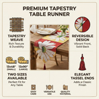 Tache Loves Me Not Daisy Tapestry Table Runner (9046)-2