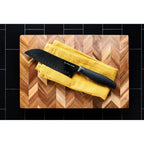 Titan 7 inch Santoku Knife - Black-1