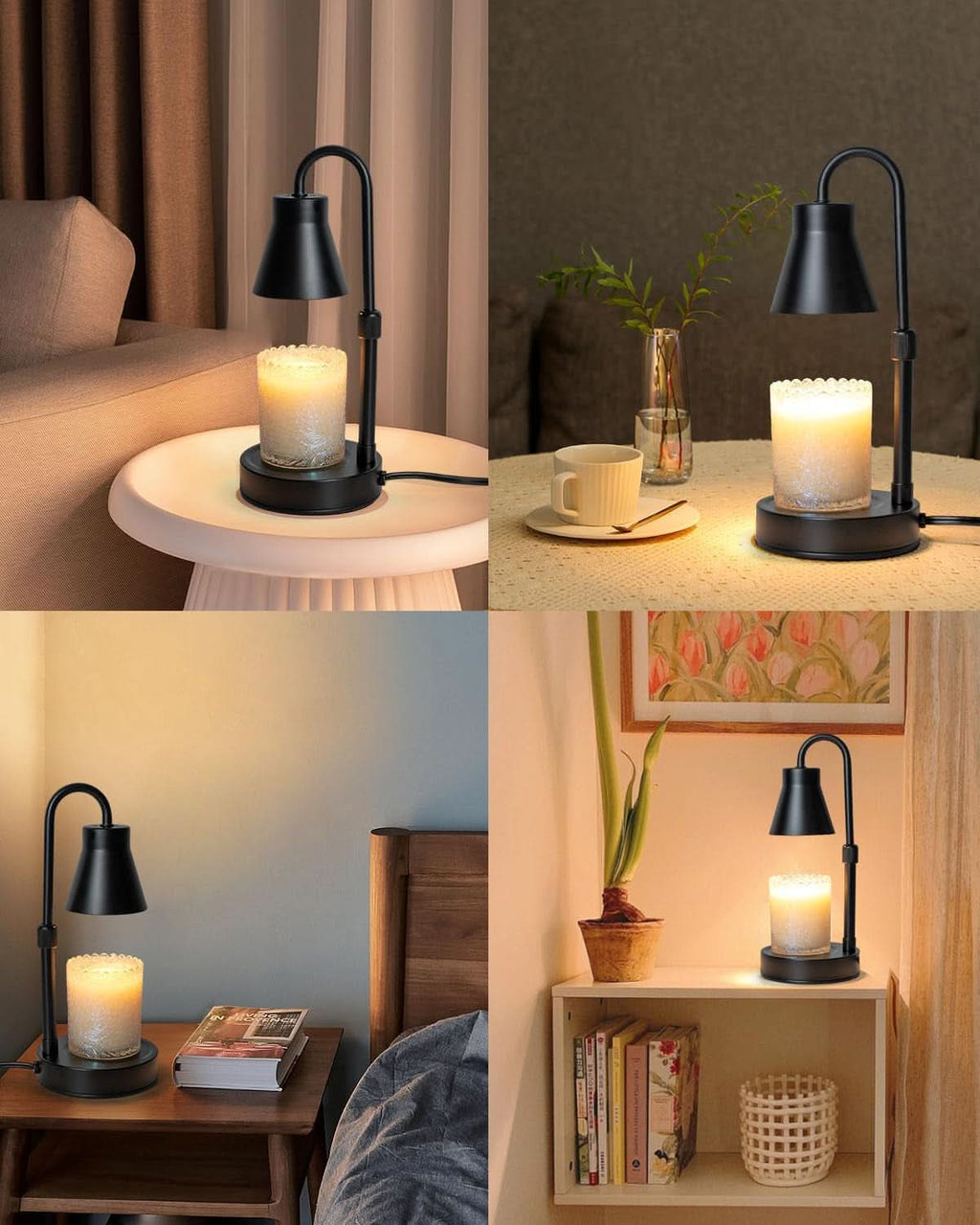 Candle Warmer Lamp Adjustable Height Stepless Dimming