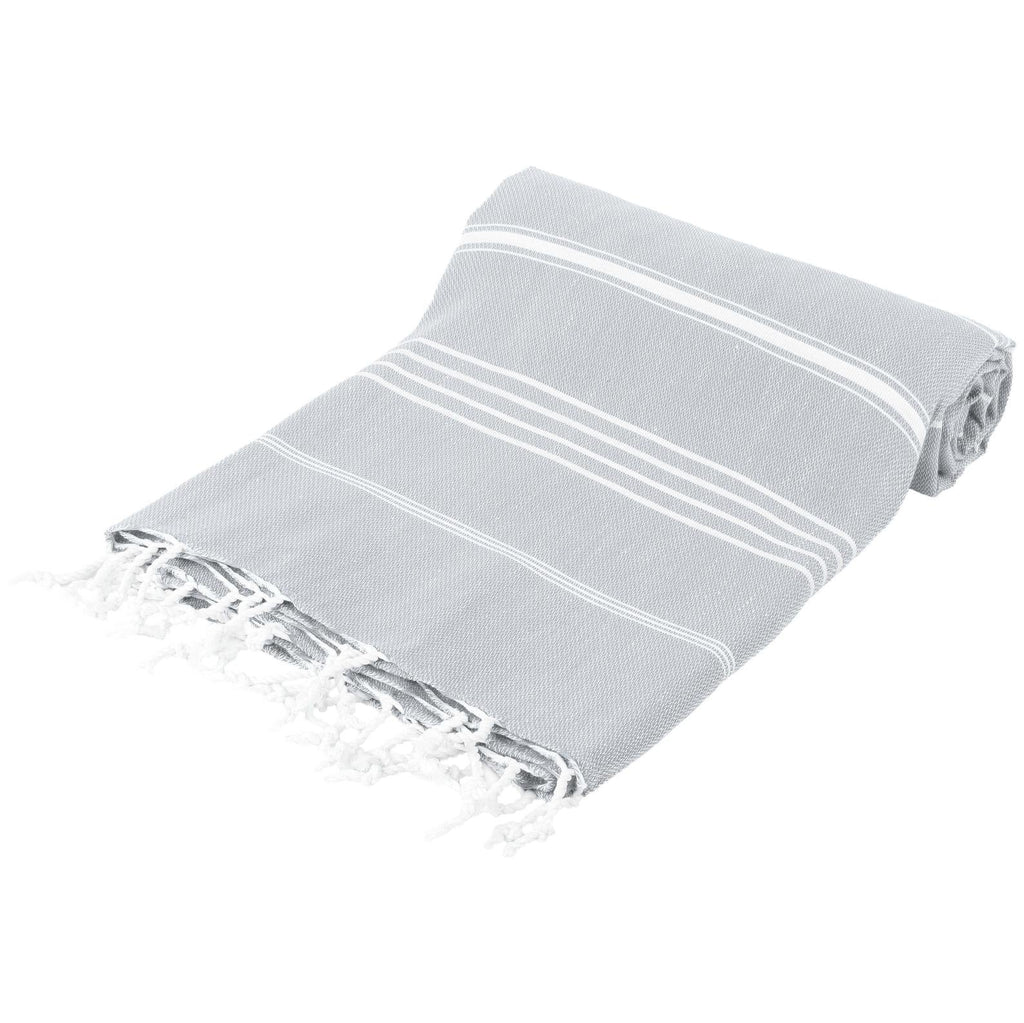 Light Grey Monaco Turkish Towel – Lightweight Quick Dry Beach & Bath Towel, Luxury Turkish Cotton Spa Towel, Travel & Pool Towel-2