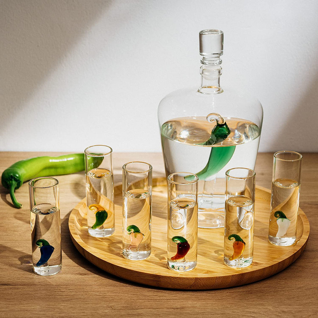 Tequila Decanter Set with Pepper Decanter (Pepper)-1