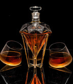 Diamond Whiskey Decanter - 2 Diamond Glasses Decanter Set-1