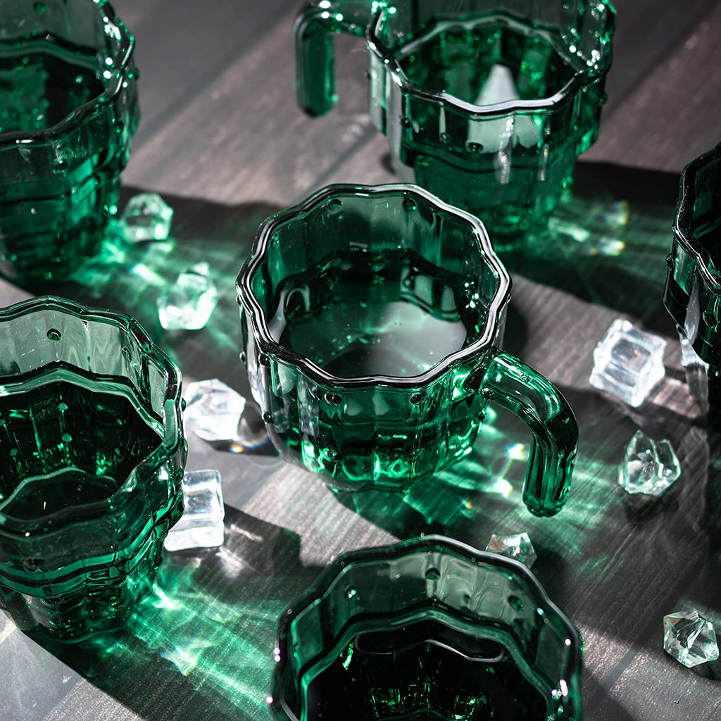 Cactus Stackable Glasses, Set of 6-10 oz-2