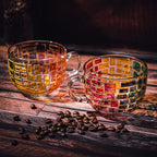 Renaissance Stained Glass Windows Mugs, Set of 2
