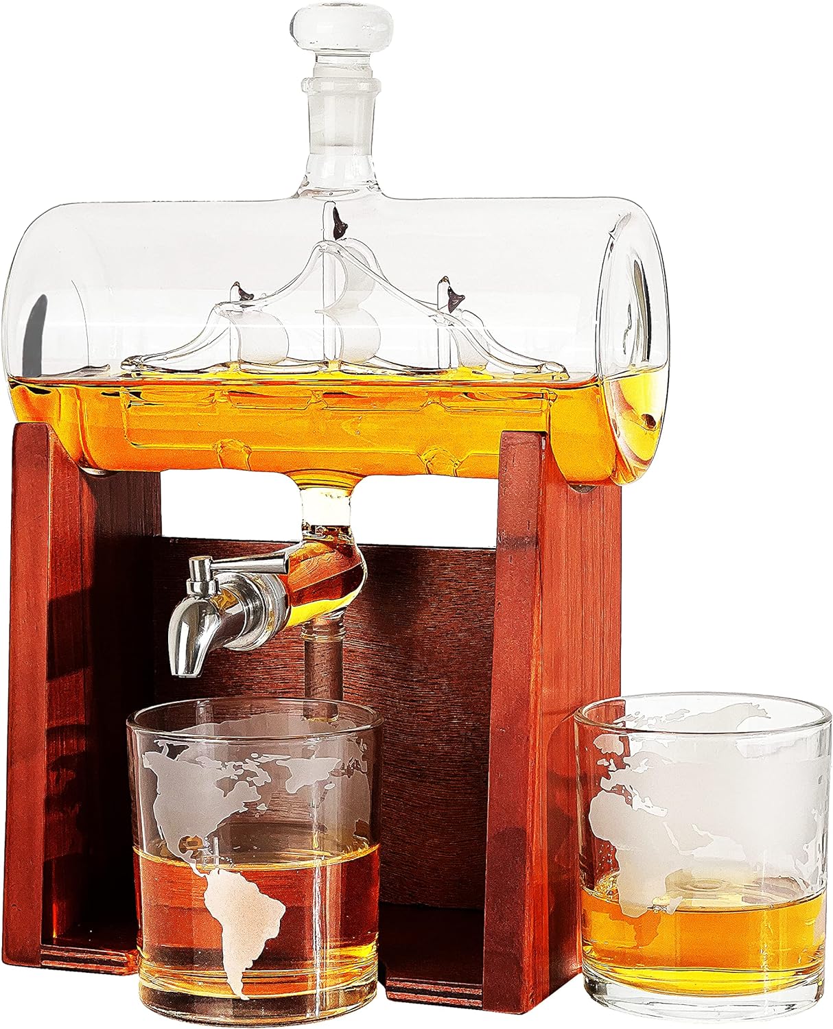 Whiskey & Wine Decanter Set 1250ml-1