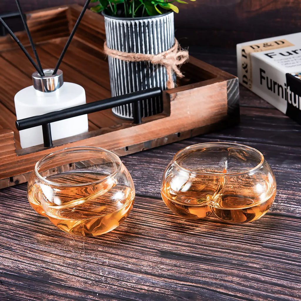 Deez Nuts Drinking Wine & Whiskey Glasses - 2 Set-2