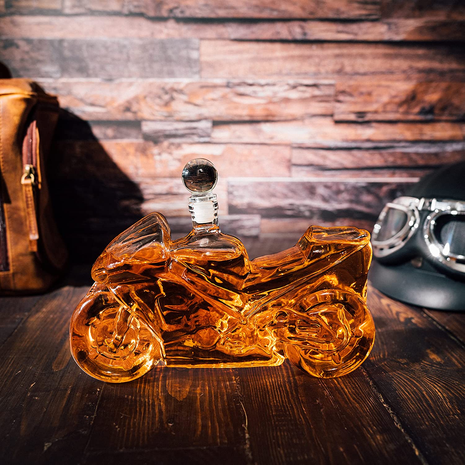 Motorbike Motorcycle Gift Decanter For Wine & Whiskey 750ml-1