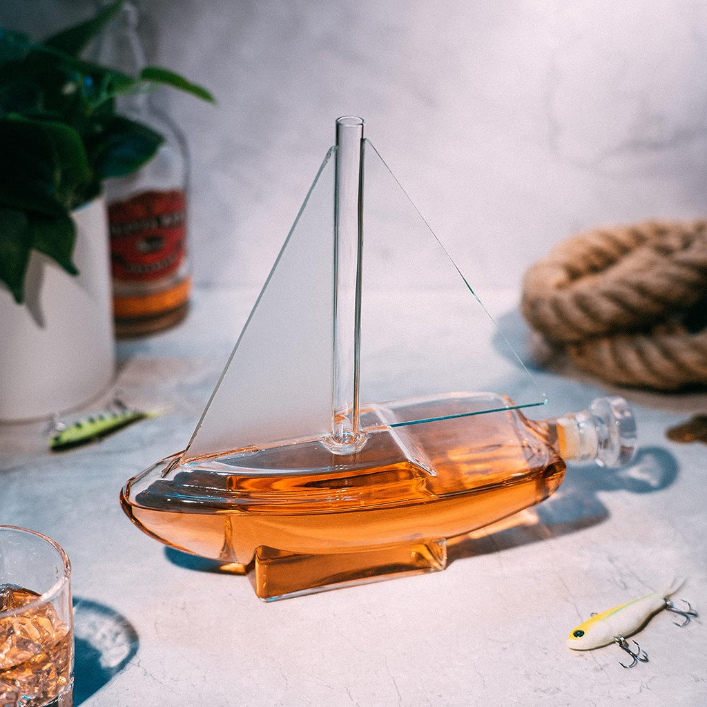 Sailboat Whiskey & Wine Decanter Ship -  750ml-4