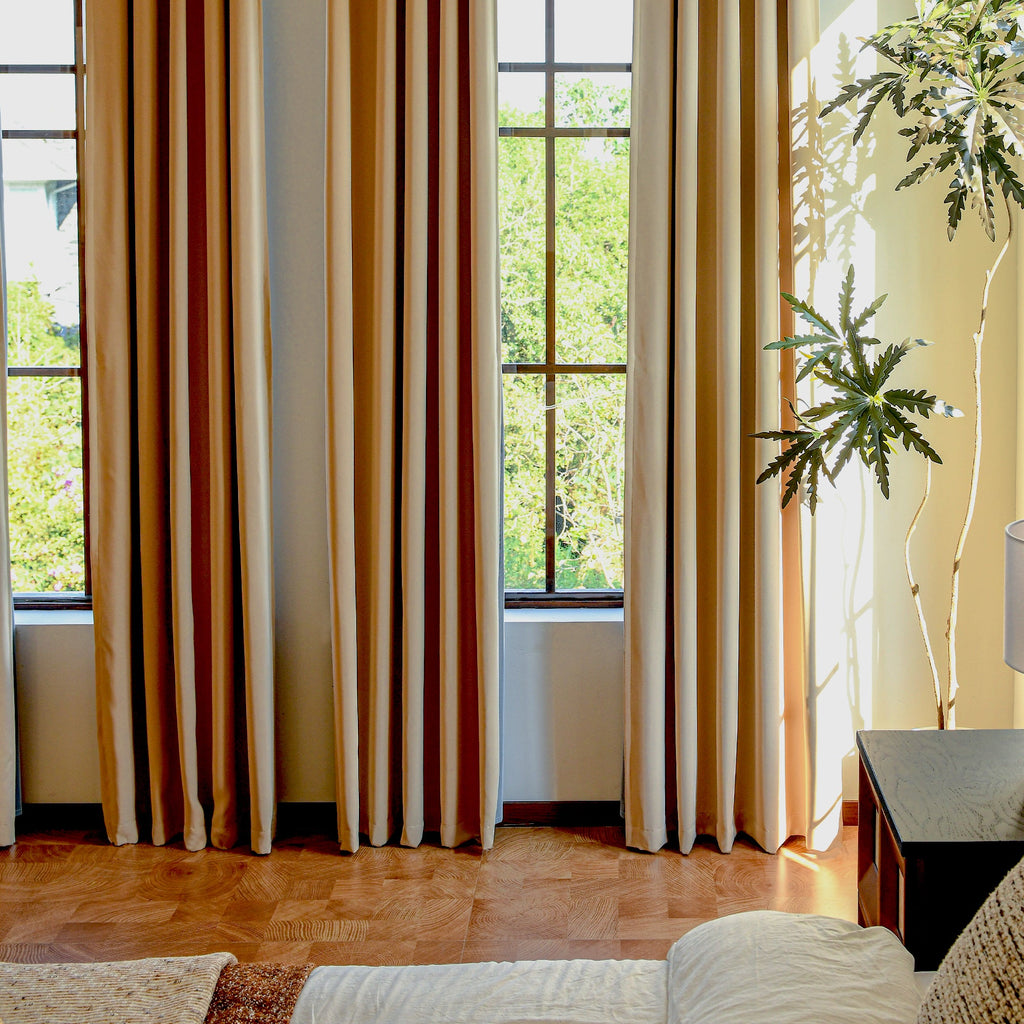 Custom Luxury Silk-Fiber Blackout Curtains-3