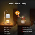 Adjustable Candle Warmer Lamp With Programmable Dimmer