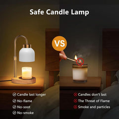 Adjustable Candle Warmer Lamp With Programmable Dimmer