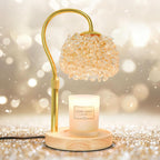 Candle Warmer Lamp Adjustable Height Crystal Lampshade