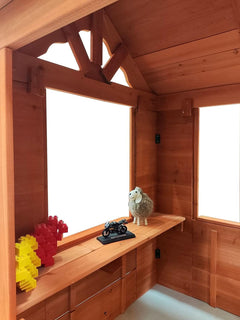 Wooden Outdoor Play house For Kids Large Waterproof-2