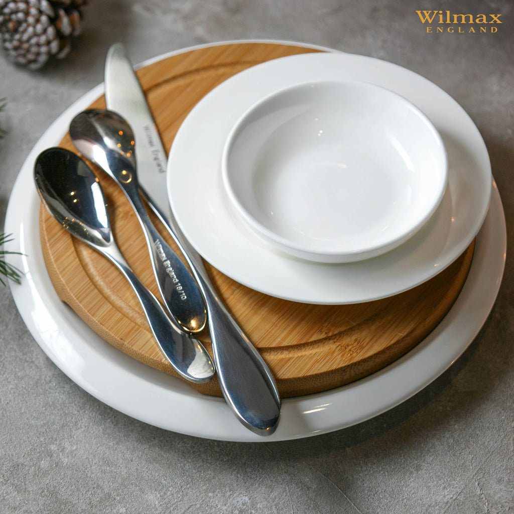 Round White Soy Dish 4" inch | 10 Cm-3