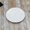 Set Of 12 Professional Rolled Rim White Dessert Plate 7" inch | 18 Cm