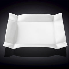 Set Of 3 White Square Platter 14" inch X 14" inch | 35.5 X 35.5 Cm-1