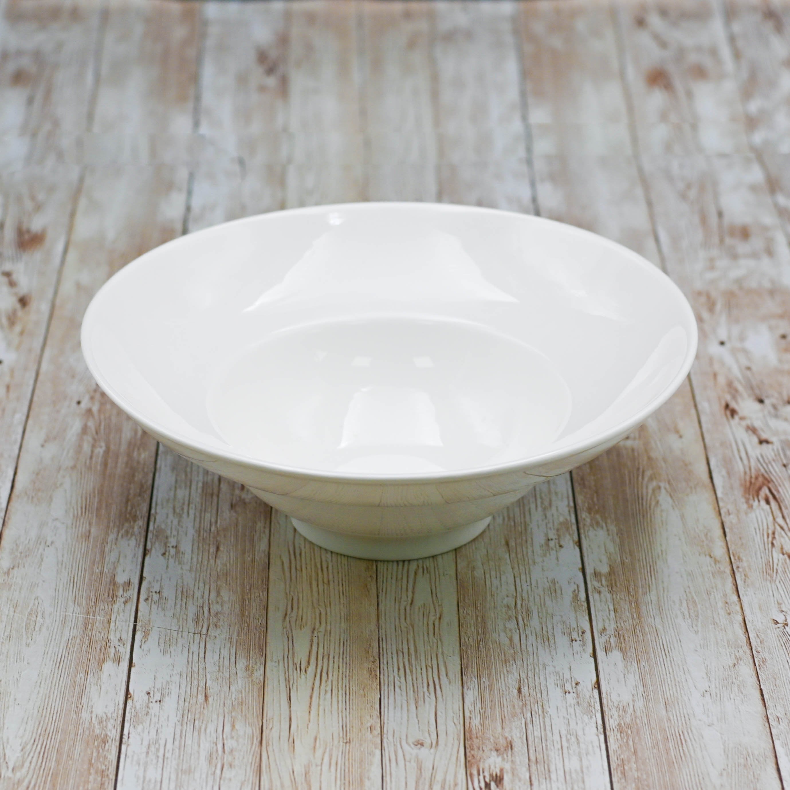 White Deep Salad or Soup Plate 12" inch | 30 Fl Oz |-0