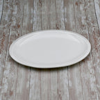 White Oval Platter 14" inch | 36 Cm-0