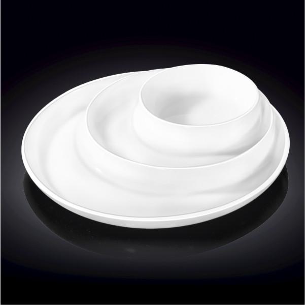 White Divided Dish 10" inch | 25.5 Cm-1