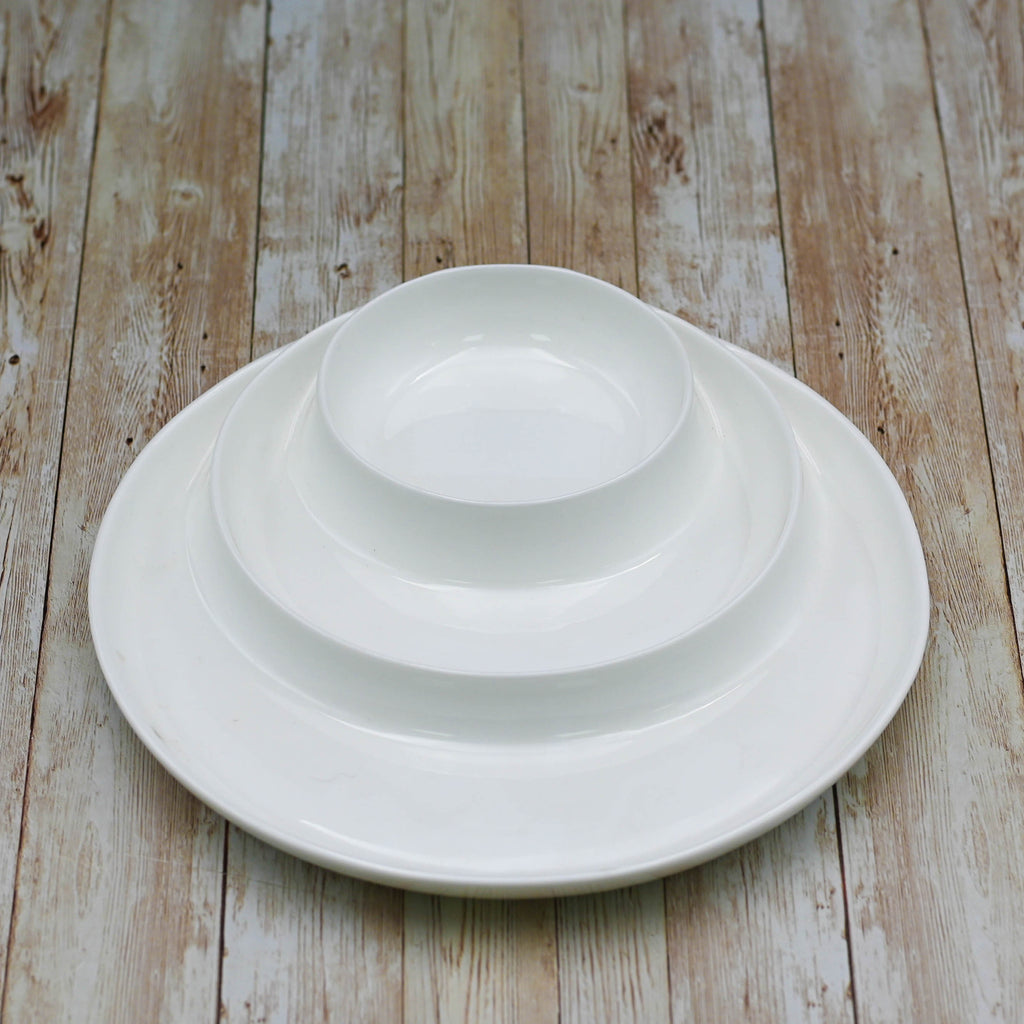 White Divided Dish 10" inch | 25.5 Cm-0