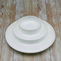 White Divided Dish 10" inch | 25.5 Cm-0