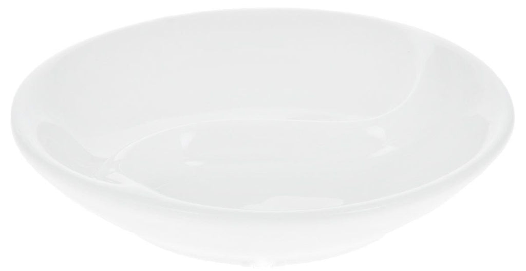 Round White Ying Yang Divided Soy Dish 3.5" inch | 9 Cm
