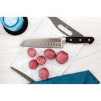 Superior 7 inch Santoku Knife - Black-4